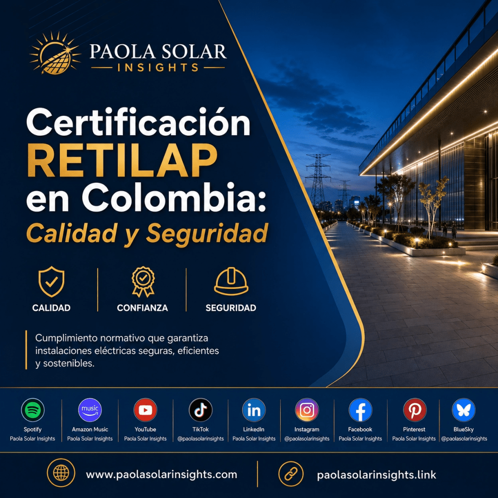 Certificado RETILAP en Colombia: Garantía de Calidad y Seguridad en Iluminación