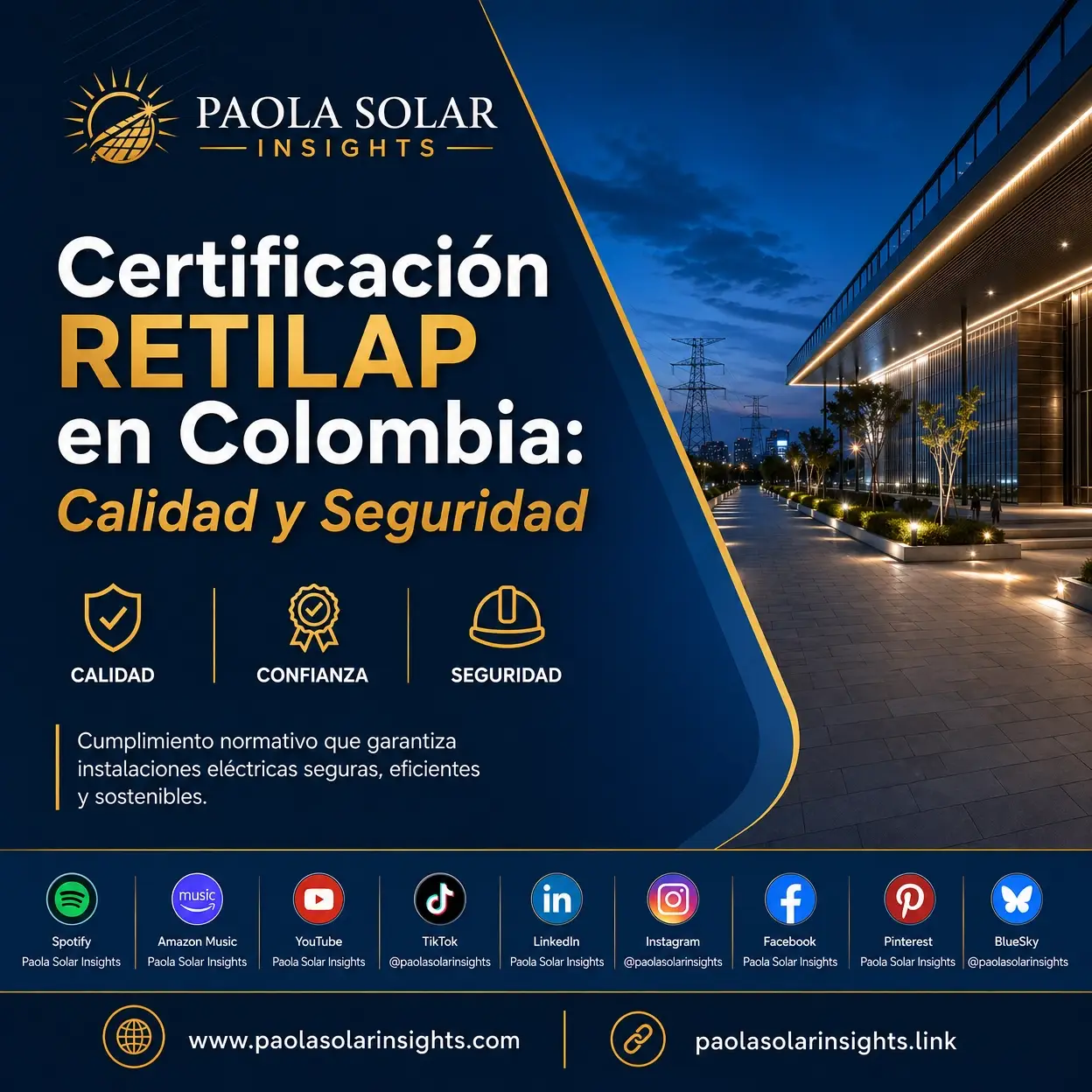 Certificado RETILAP en Colombia: Garantía de Calidad y Seguridad en Iluminación